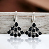 Dew Drop daily wear Oxidised Earrings | Sarichka - Sarichka FashionSarichka Fashion
