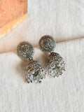 Classic Oxidized German Silver Jhumki | AMOLA