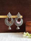 Oxidized Chandbali Jhumka Earrings | AMOLA