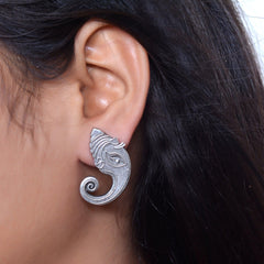 Ganesh Ji Daily Wear Stud Earring - Sarichka Fashion