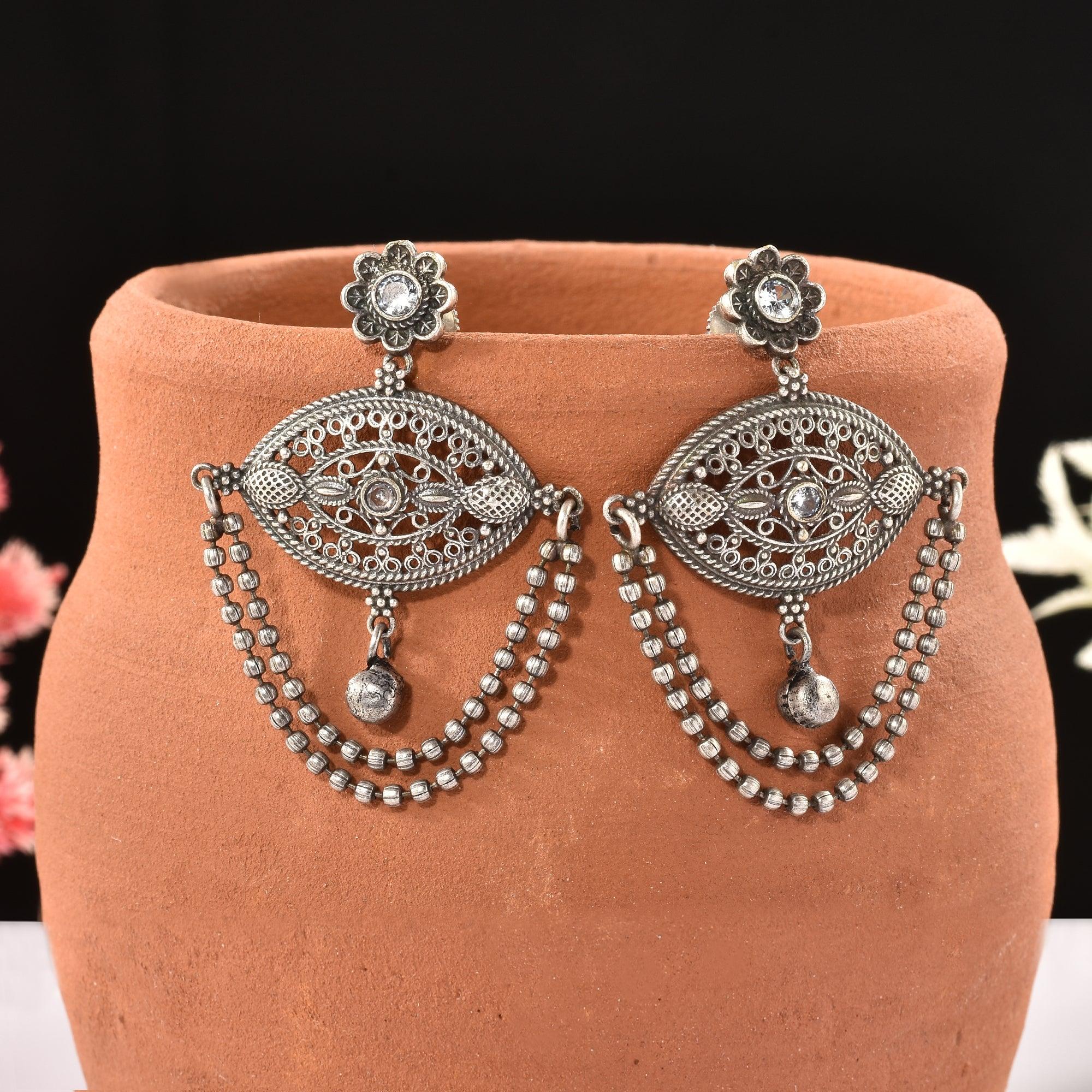 Oxidised Earrings 