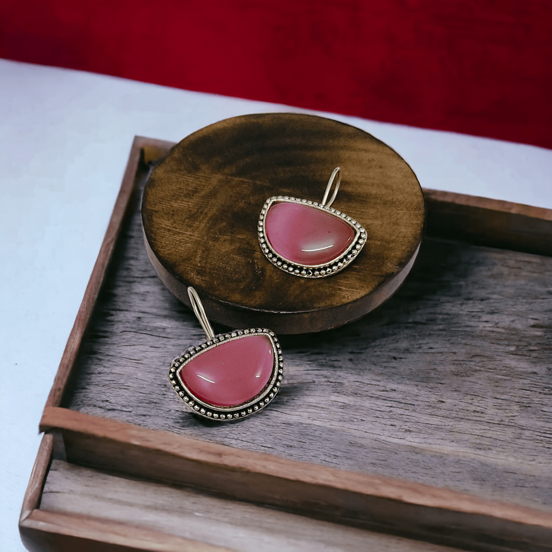 Stone Monalisa Earrings | Sarichka