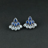 Oxidized Stone Studs