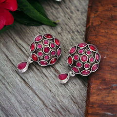 red earrings for women