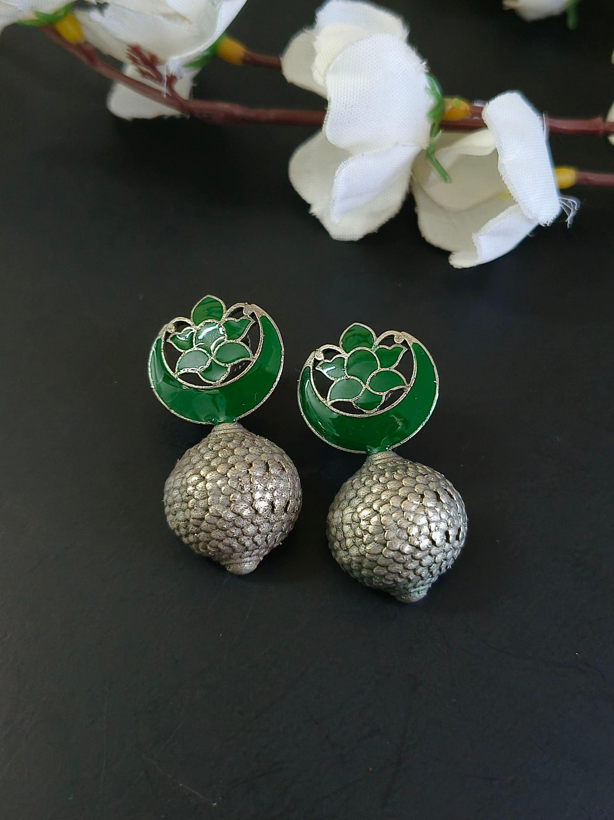 Rustic Oxidised Earrings | Sarichka