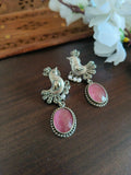 oxidised stud earrings