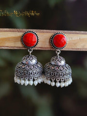 Oxidised Jhumka.