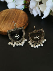 Meenakari Oxidized Earrings