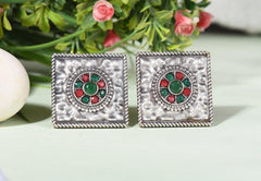 German Silver Earrings 