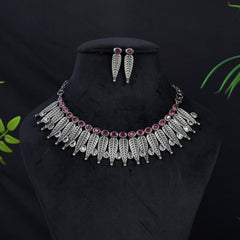 Oxidized Necklace Set