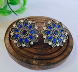 Oxidised Stud Earrings