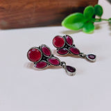 Daily Wear Oxidised Stud Earrings | Sarichka