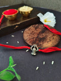 Oxidised 925 Silver Shivling Rakhi | AMOLA
