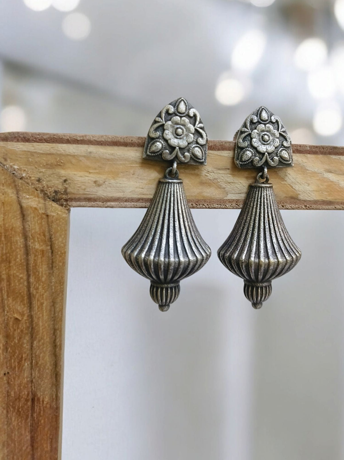 Trendy Silver Look-Alike Danglers | Sarichka Fashion