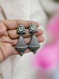 Trendy Silver Look-Alike Danglers | Sarichka Fashion