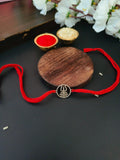 Three-Line Trishul Oxidised Rakhi Design | AMOLA