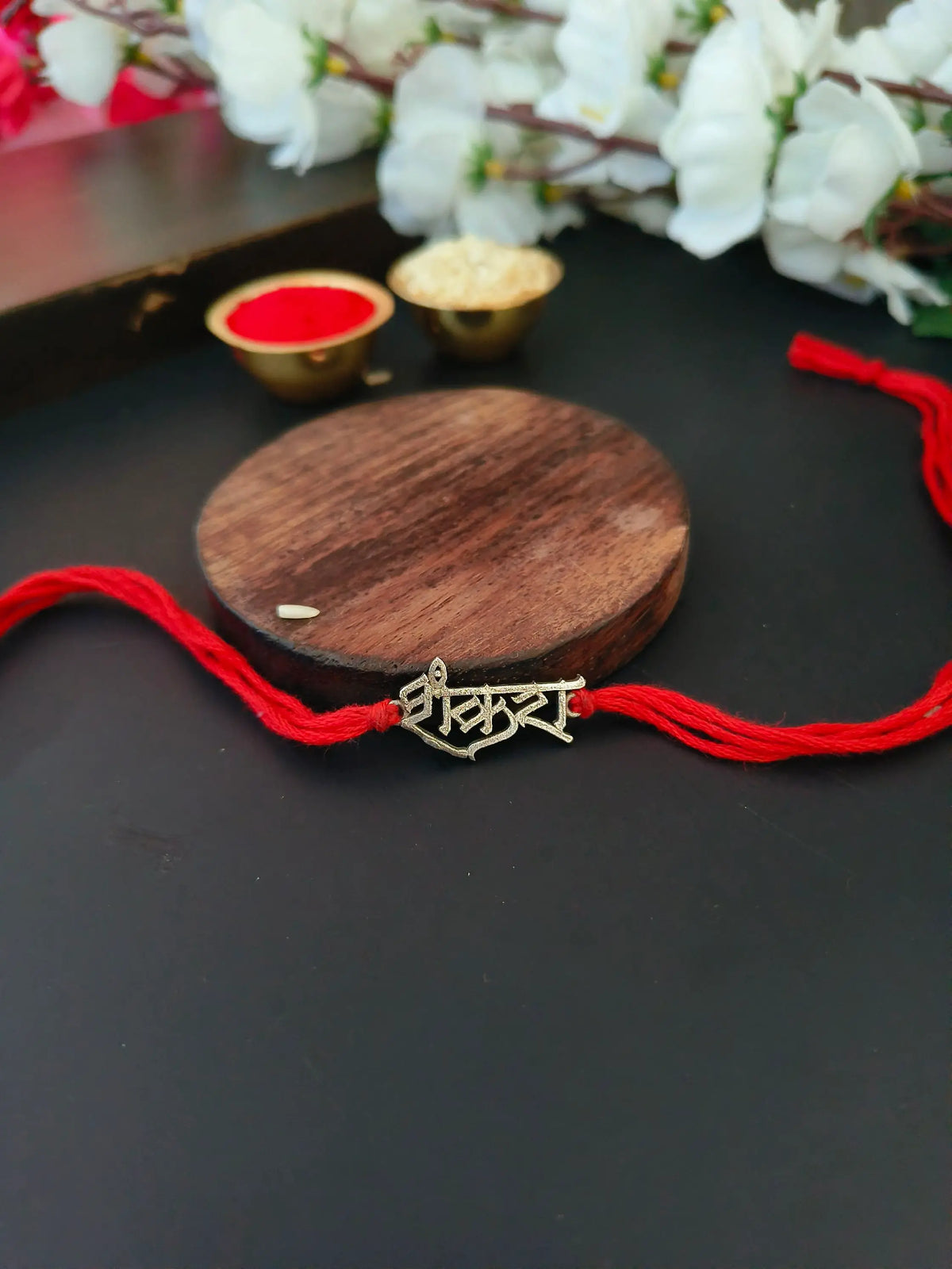Silver Shankra Rakhi for Brother | Shop Online Now