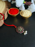 Traditional Chooda Rakhi with Ruby Stones | AMOLA