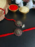 Oxidized Bhaiya Bhabhi Rakhi Set | AMOLA