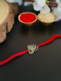 925 Silver Ganesha Blessings Rakhi | AMOLA