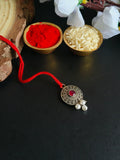 Elegant Oxidised Rakhi for Bhabhi | AMOLA
