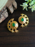 Golden Party Wear Stud Earrings  | Sarichka