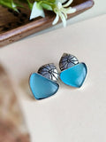 Monalisa Daily Wear German Silver Stud Earrings for Effortless Style | Sarichka