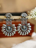 Elegant 925 Silver Plated Dangler Earrings | Sarichka