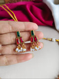 Multicolor Ethnic Necklace Set with Earrings | Sarichka
