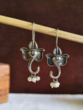 Handmade Silver Ganesha Earrings | Sarichka Fashion