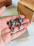 Handmade Silver Ganesha Earrings | Sarichka Fashion