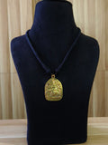 Golden Divine German Silver Thread Necklace | AMOLA