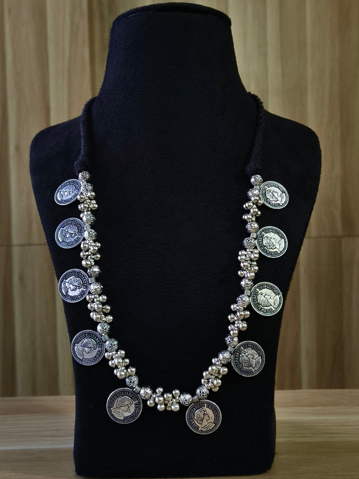 German Silver Coin Necklace | Sarichka