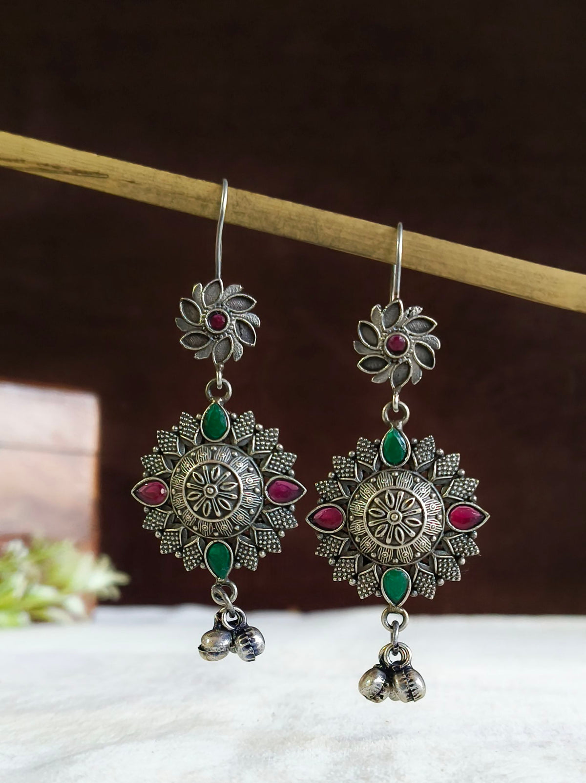 Silver Plated Hook Earrings | Sarichka