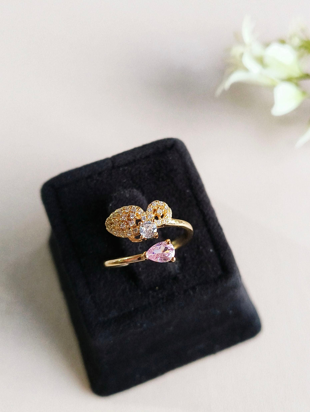 Luxury Finish AD Adjustable Ring | Sarichka