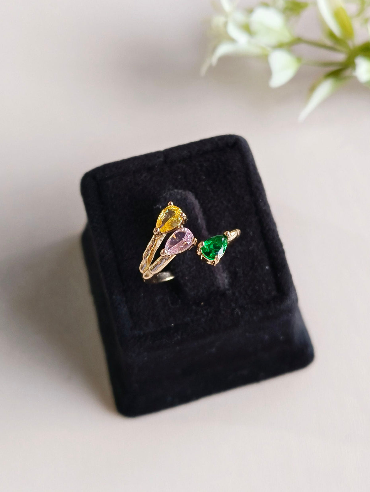 Luxury Finish AD Adjustable Ring | Sarichka