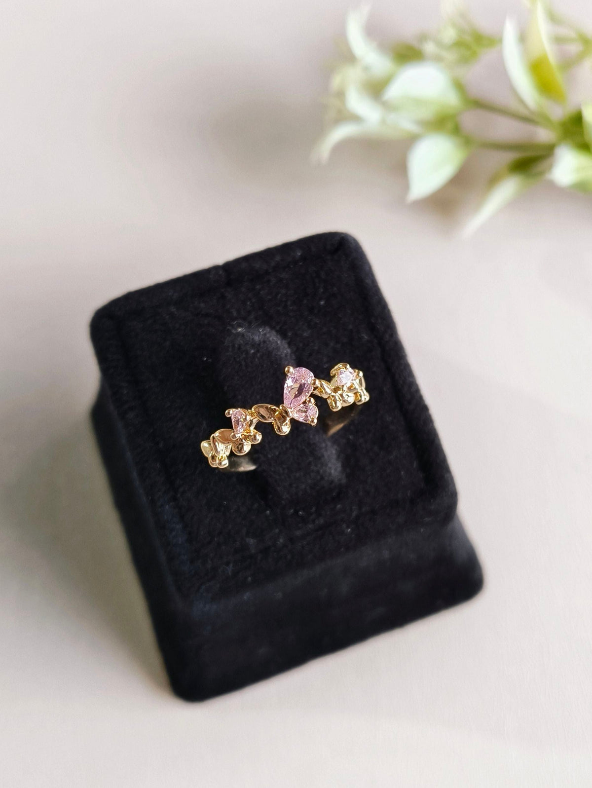 Luxury Finish AD Adjustable Ring | Sarichka