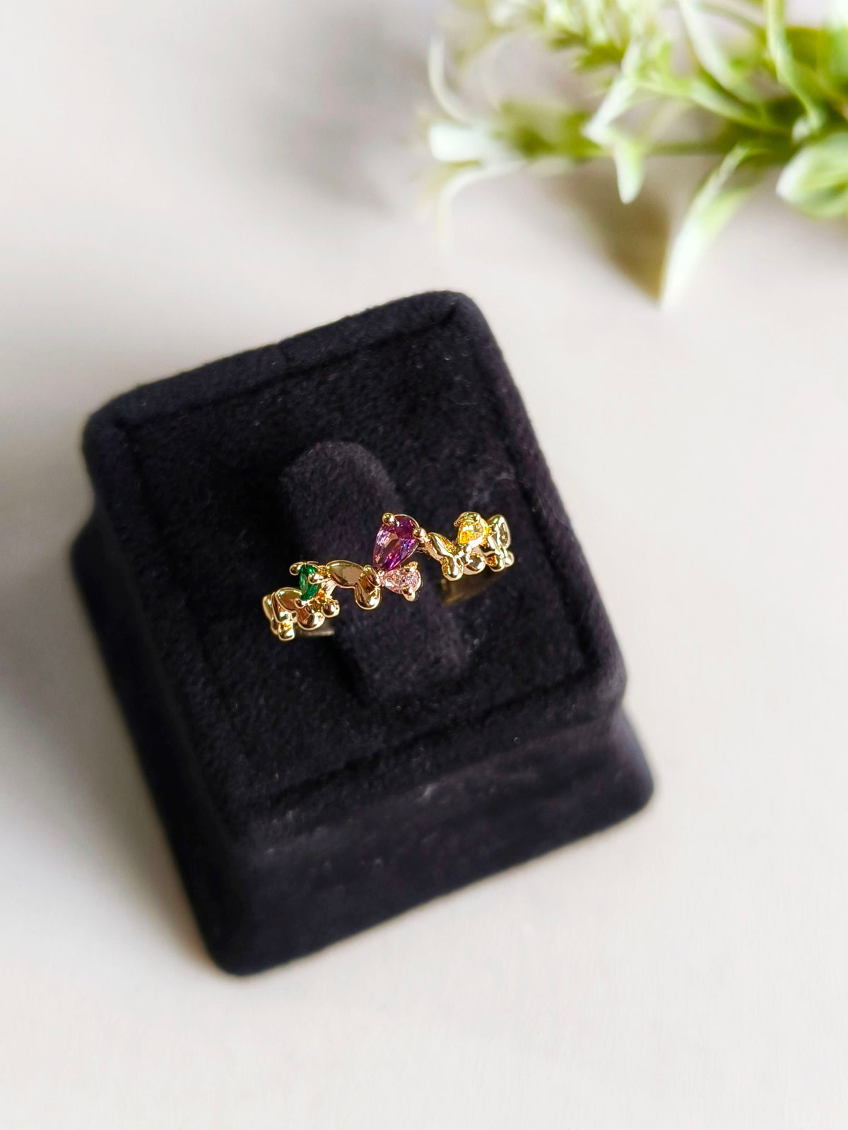 Luxury Finish AD Adjustable Ring | Sarichka