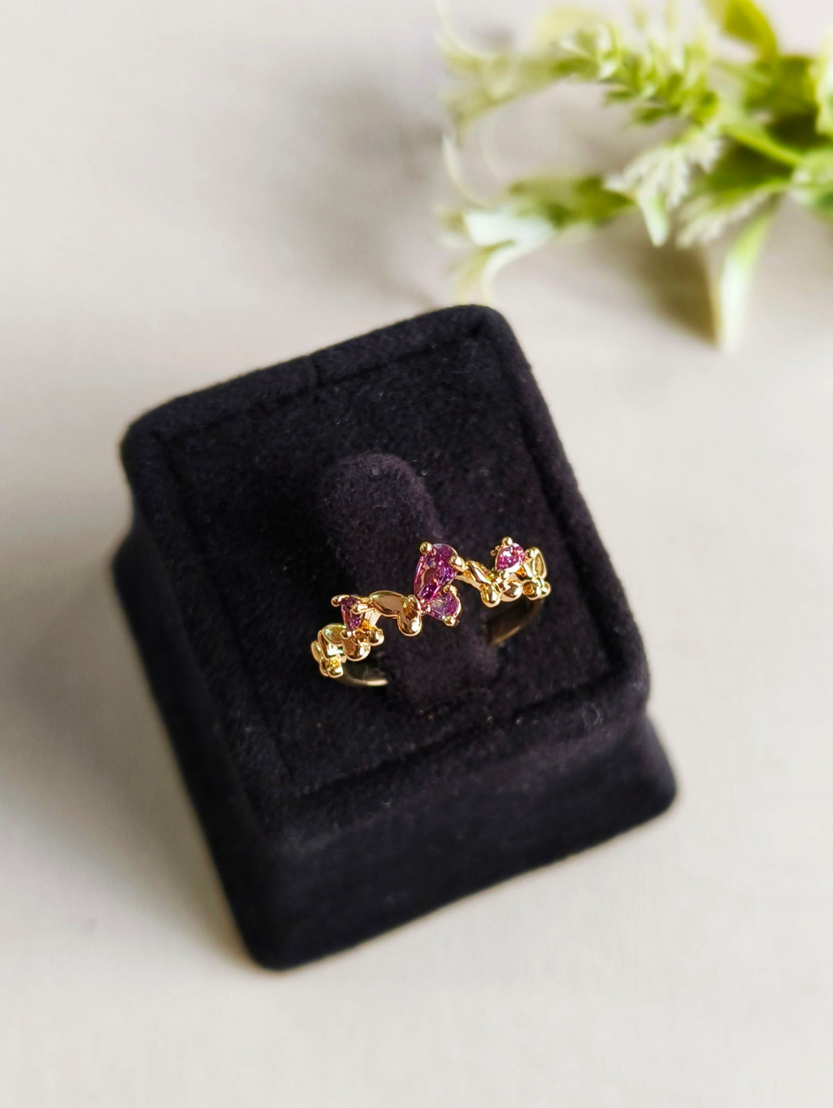 Luxury Finish AD Adjustable Ring | Sarichka