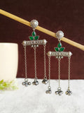 Oxidised Chain Dangler Earrings | Sarichka