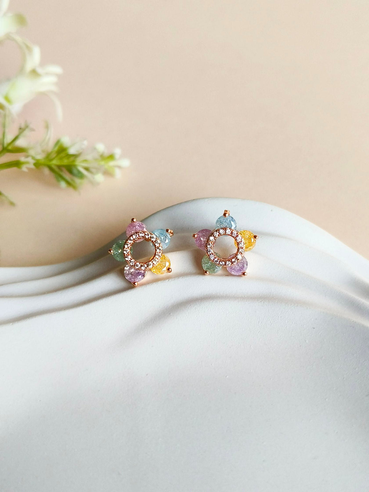 Elegant Daily Wear Stud Earrings | Sarichka