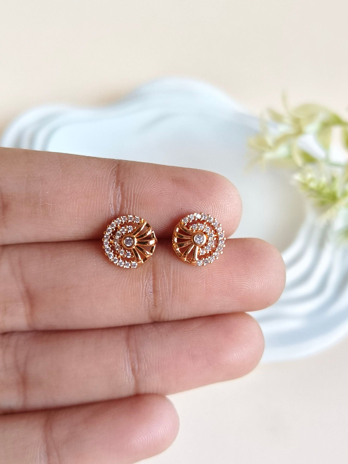 Elegant Daily Wear Stud Earrings | Sarichka