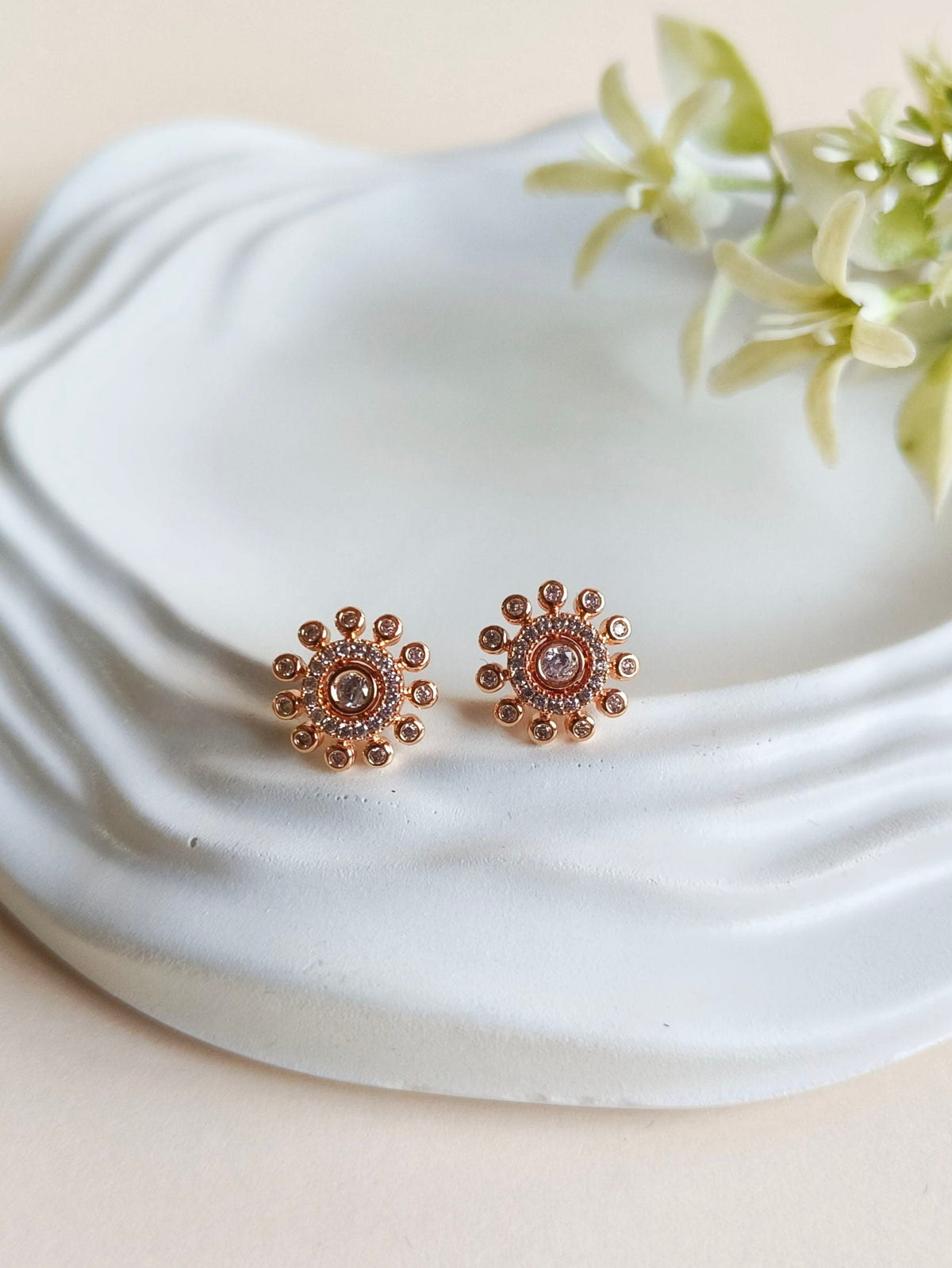Elegant Daily Wear Stud Earrings | Sarichka
