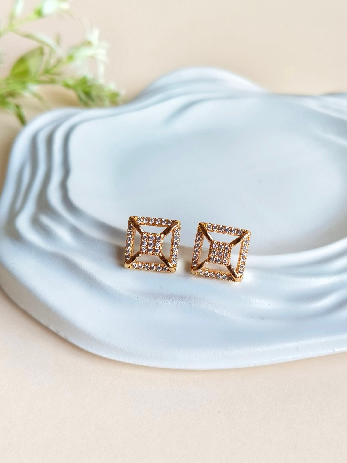 Elegant Daily Wear Stud Earrings | AMOLA