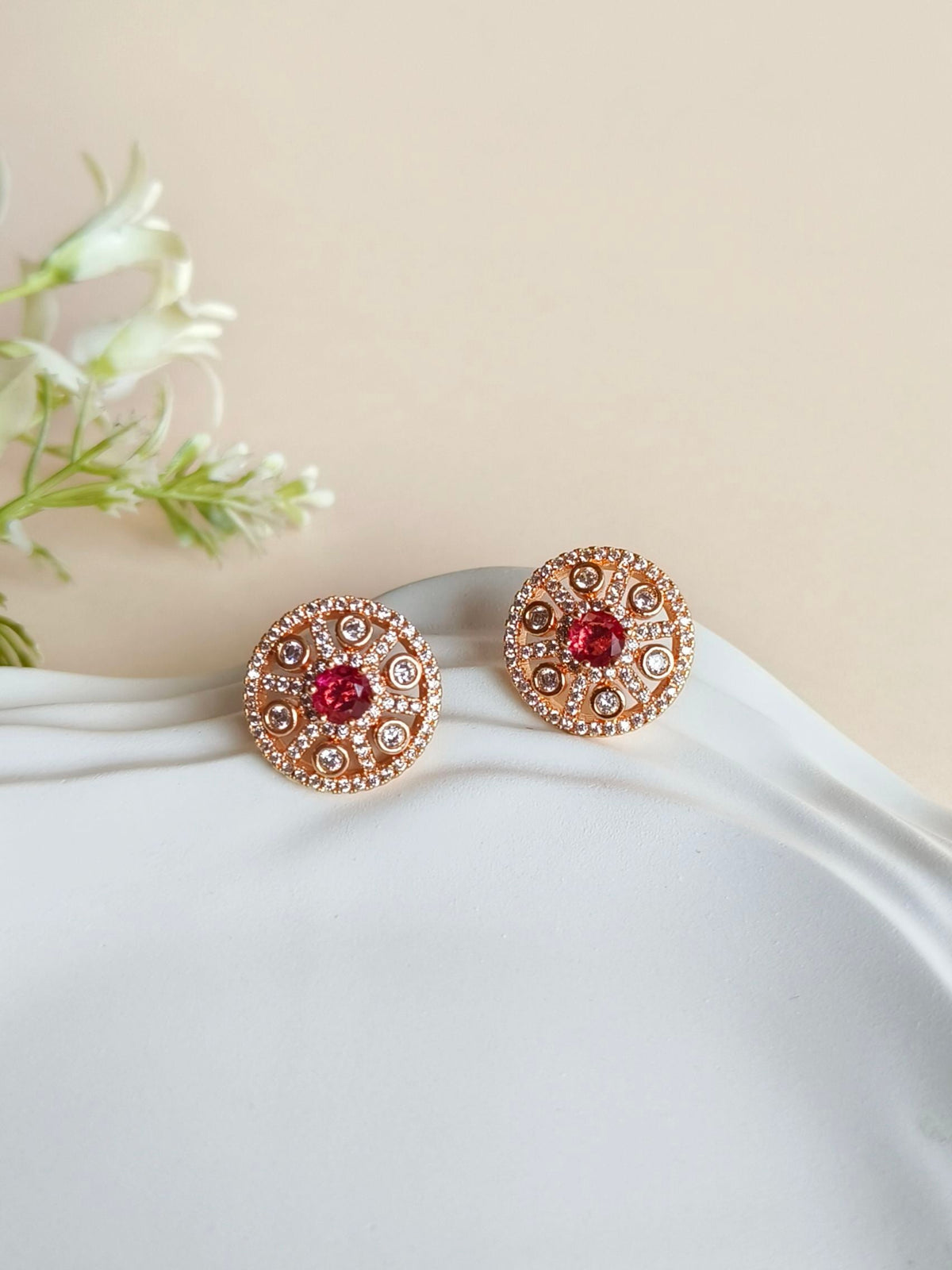 Elegant Daily Wear Stud Earrings | AMOLA