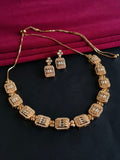 Premium American Diamond Necklace Set | AMOLA