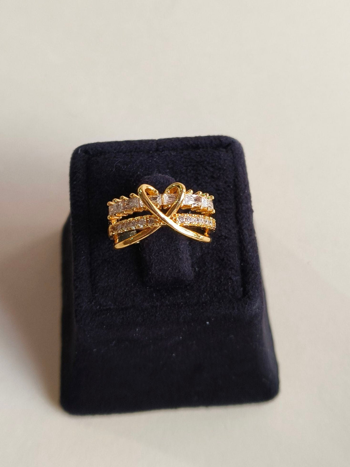 Timeless American Diamond Adjustable Ring | Sarichka