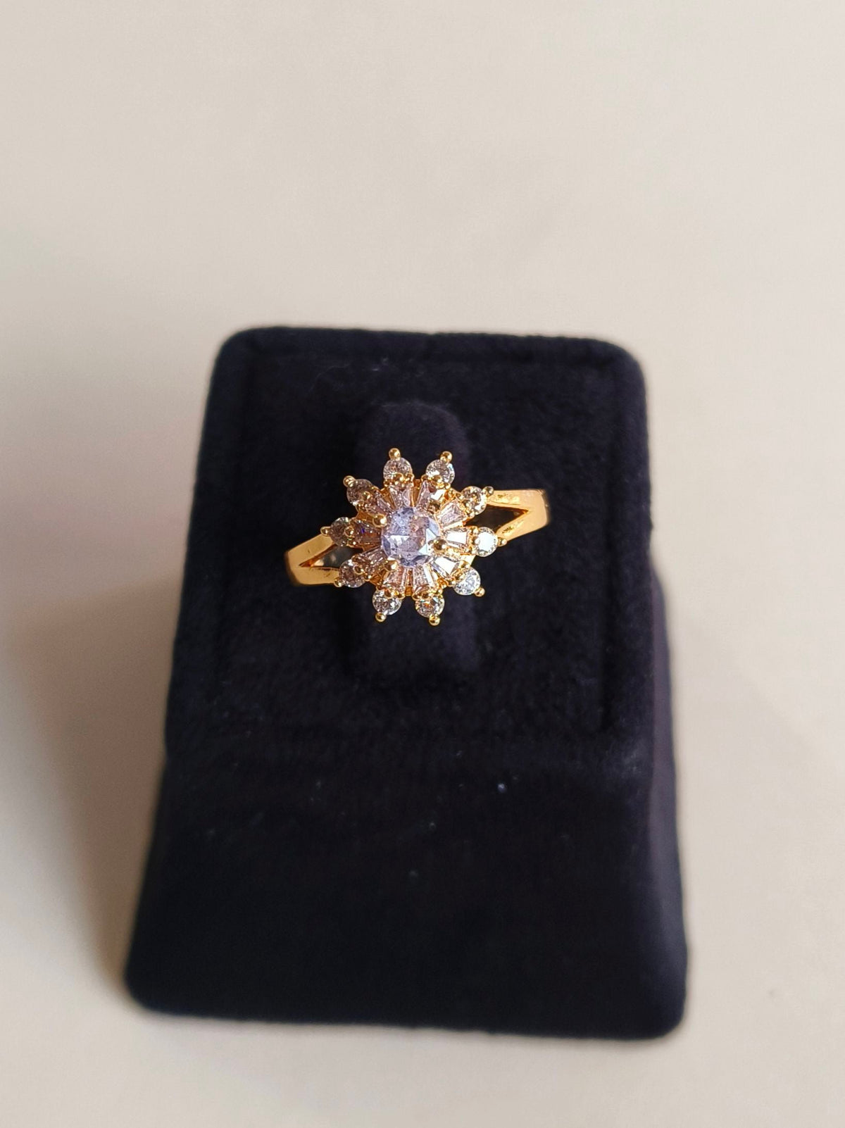 Timeless American Diamond Adjustable Ring | Sarichka