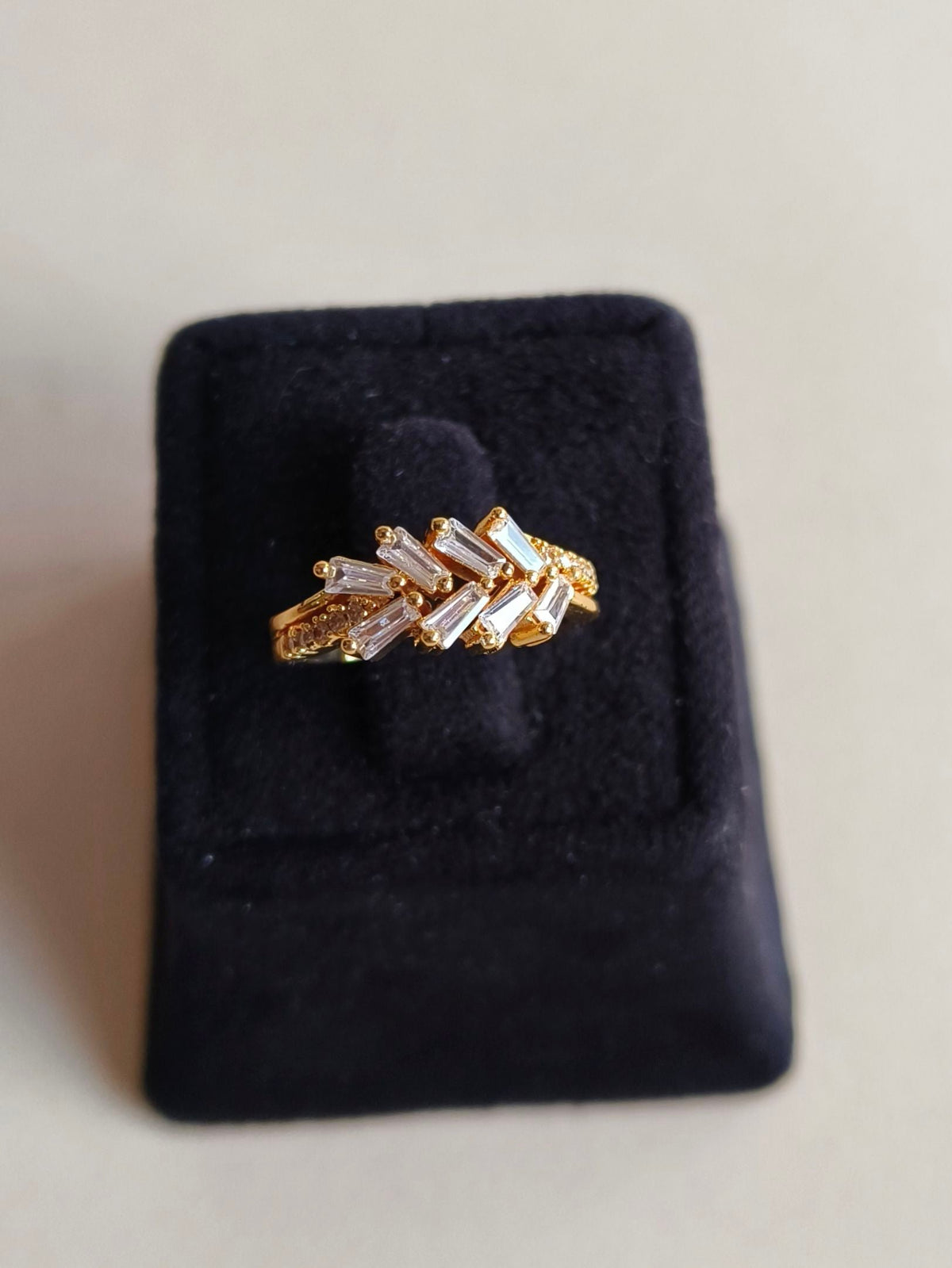 Timeless American Diamond Adjustable Ring | AMOLA