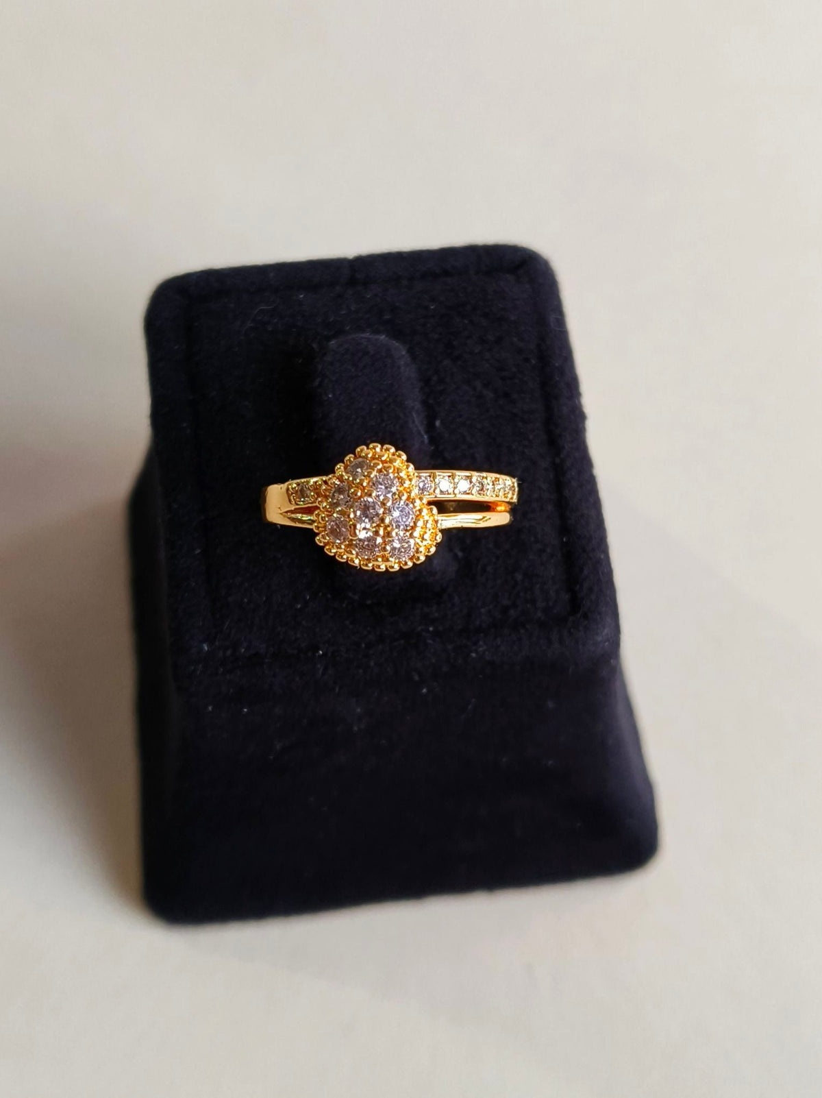 Timeless American Diamond Adjustable Ring | Sarichka